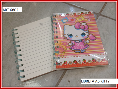 ART 6802 LIBRETA A6 KITTY