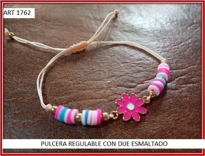 ART 1762 PULCERA REGULABLE CON DIJE ESMALTADO