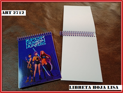 ART 2712 LIBRETA KPOP HOJAS LISAS