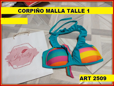 ART 2509 CORPIÑO BIKINI MUJER TALLE 1