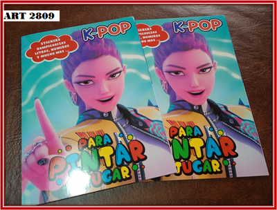 ART 2809 LIBRO PARA COLOREAR K-POP