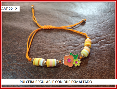 ART 2212 PULCERA REGULABLE CON DIJE ESMALTADO
