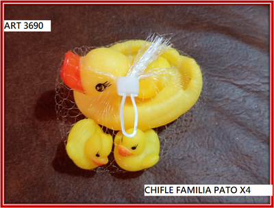 ART 3690 CHIFLE FAMILIA PATO X4