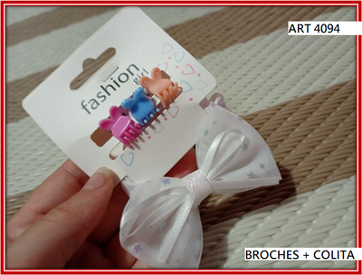 ART 4094 BROCHES + COLITA