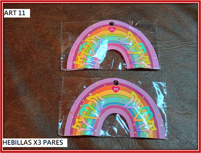 ART 11 HEBILLAS X3 PARES