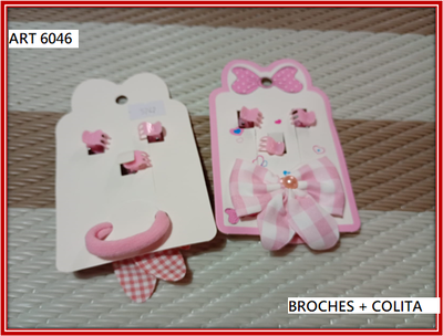 ART 6046 BROCHES + COLITA