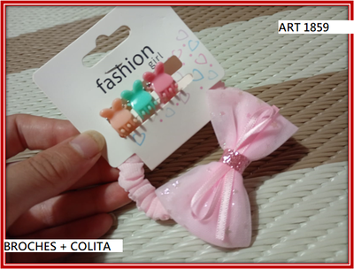 ART 1859 BROCHES + COLITA