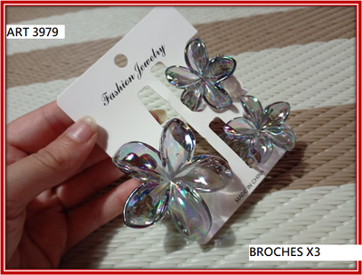 ART 3979 SET BROCHES