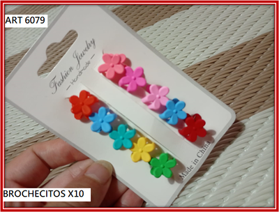ART 6079 BROCHECITOS X10