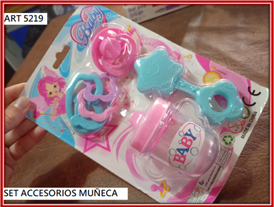 ART 5219 SET ACCESORIOS MUÑECA