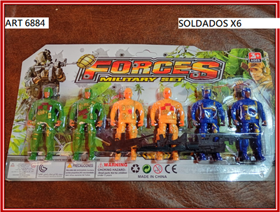 ART 6884 SOLDADOS X6