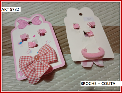 ART 5782 BROCHES + COLITA