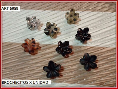 ART 6959 MINI BROCHES X UNIDAD