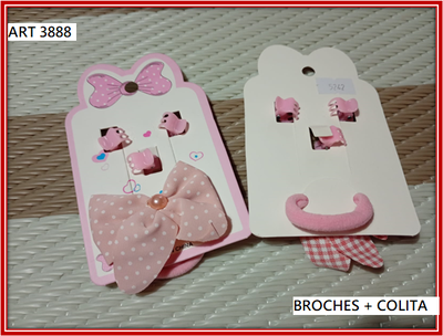 ART 3888 BROCHES + COLITA