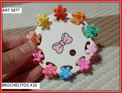 ART 5877 SET BROCHECITOS X10