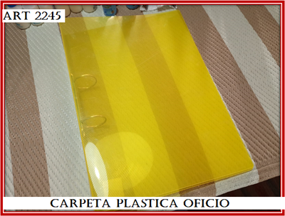 ART 2245 CARPETA PLASTICA OFICIO
