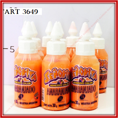 ART 3649 PLASTICOLA COLOR NARANJA