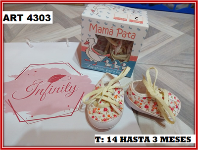ART 4303 ZAPATILLAS NO CAMINANTE TALLE 1 (3 meses)