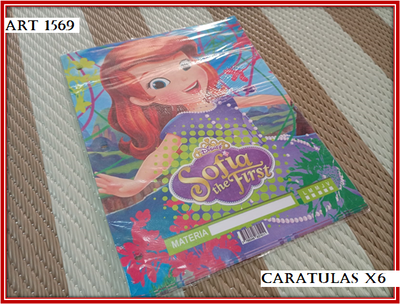 ART 1569 CARATULAS X6 PRINCESA SOFIA