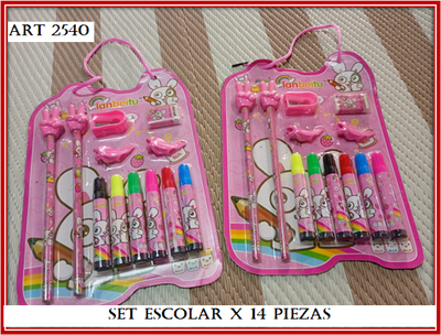 ART 2540 SET ESCOLAR X14 PIEZAS