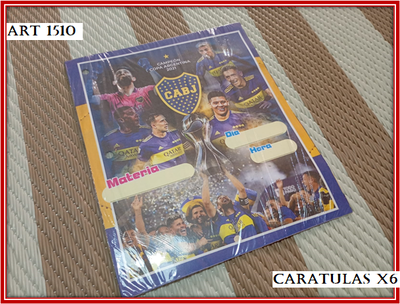 ART 1510 CARATULAS X6 BOCA