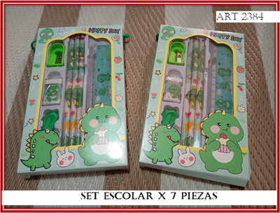 ART 2384 SET ESCOLAR X7 PIEZAS