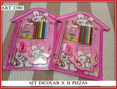 ART 2390 SET ESCOLAR X11 PIEZAS