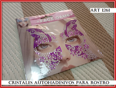 ART 1261 STRAS AUTOHADESIVOS PARA ROSTRO