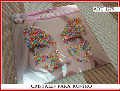 ART 1279 STRAS AUTOHADESIVO PARA ROSTRO