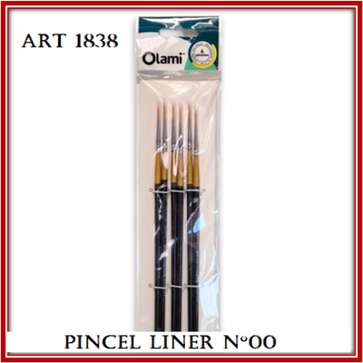ART 1838 PINCEL LINER N°00 X UNIDAD