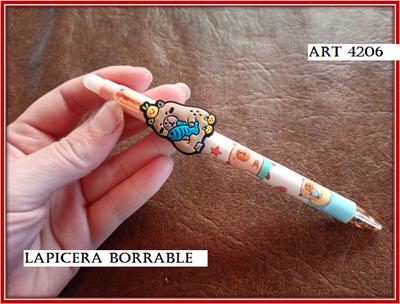 ART 4206 LAPICERA BORRABLE CAPIBARA
