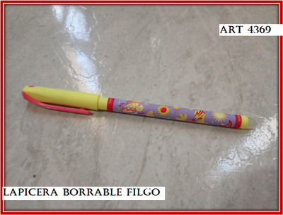 ART 4369 LAPICERA BORRABLE FILGO