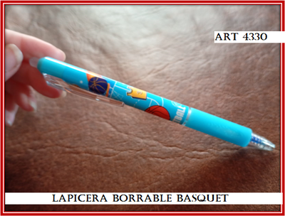 ART 4330 LAPICERA BORRABLE BASQUET