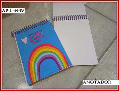 ART 4449 ANOTADOR LISO