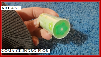 ART 4523 GOMA CILINDRO FLOR