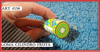 ART 4538 GOMA CILINDRO FRUTA