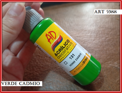 ART 5988 ACRILICO VERDE CADMIO AD