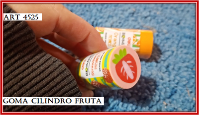 ART 4525 GOMA CILINDRO FRUTA