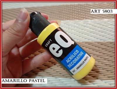 ART 5803 ACRILICO AMARILLO PASTEL EQ