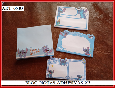 ART 6530 BLOC NOTAS ADHESIBAS X3 STICH