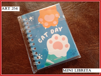ART 254 MINI LIBRETA HUELLA