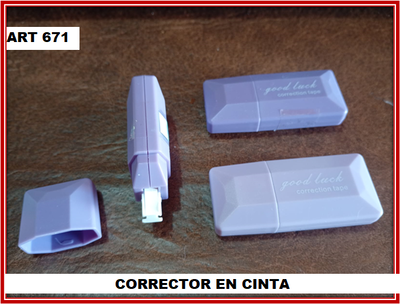 ART 671 CORRECTOR EN CINTA
