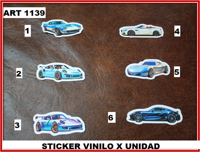 ART 1139 STICKER VINILO X UNIDAD