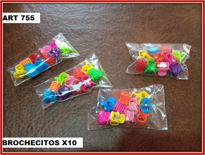 ART 755 BROCHECITOS X10