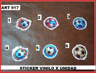 ART 917 STICKER VINILO X UNIDAD