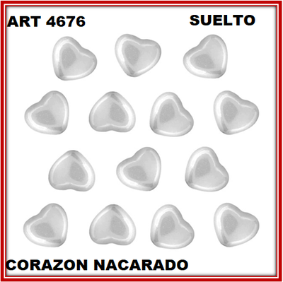 ART 4676 CORAZONES NACARADOS SUELTOS