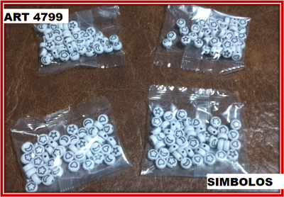 ART 4799 SIMBOLOS BLANCOS DIBUJO BLANCO