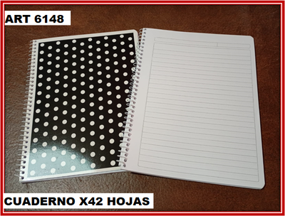 ART 6148 CUADERNO X42 HOJAS RALLADAS