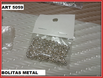 ART 5059 BOLITAS METAL