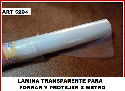 ART 5294 LAMINA TRANSPARENTE PARA FORRAR O PROTEGER X METRO